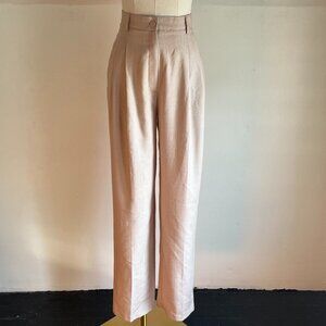 Vintage 1990s 90s Beige Trouser Pants - XS